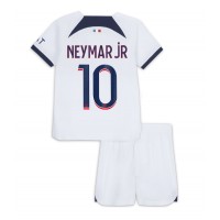 Dres Paris Saint-Germain Neymar Jr #10 Gostujuci za djecu 2023-24 Kratak Rukav (+ kratke hlače)